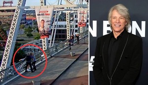 Bon Jovi le salva la vida a una mujer que estaba por saltar de un puente