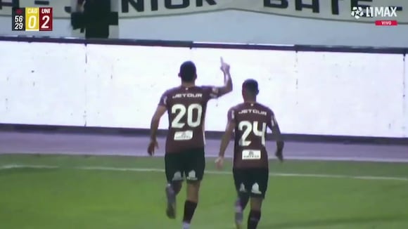 Doblete de Alex Valera para el 2-0 de Universitario vs. Grau. (Video: L1 MAX)