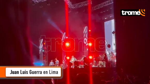 TROME | Fallas en concierto de Juan Luis Guerra (Video: Lady Gamarra)