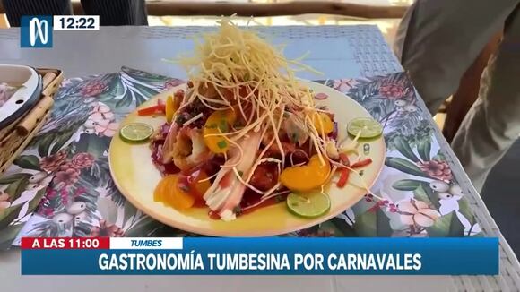 Oferta gastronómica de Tumbes ante llegada de turistas de Ecuador