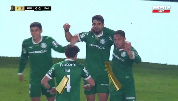 Gol de José López para el 2-0 de Palmeiras vs. Universitario | VIDEO: ESPN 2