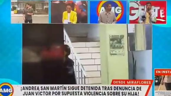 Revelan la tensa conversación que Andrea San Martín tuvo con Juan Víctor y su hija antes de ser detenida