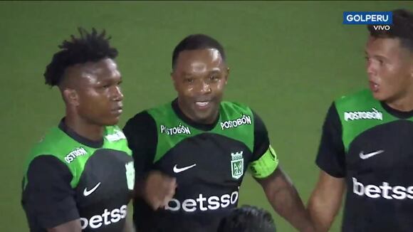 Dorlan Pabón marcó el 1-1 de Atlético Nacional vs. Universitario. (Video: GOLPERU)