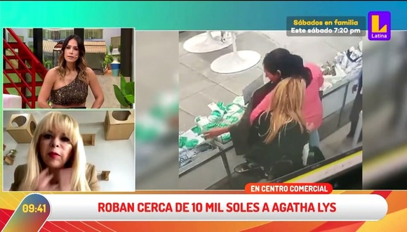 Agatha Lys sufre robo en centro comercial