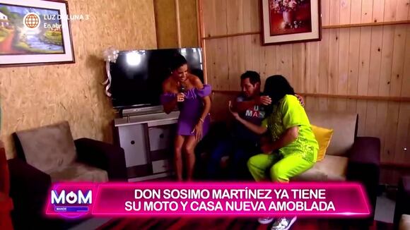 Don Sosimo Martínez perdió su moto y su casa por el huaico