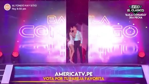 Patricio Parodi baila junto a Luciana en EEG