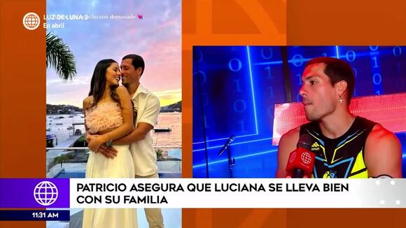Patricio Parodi dice que Luciana Fuster se lleva bien con su familia