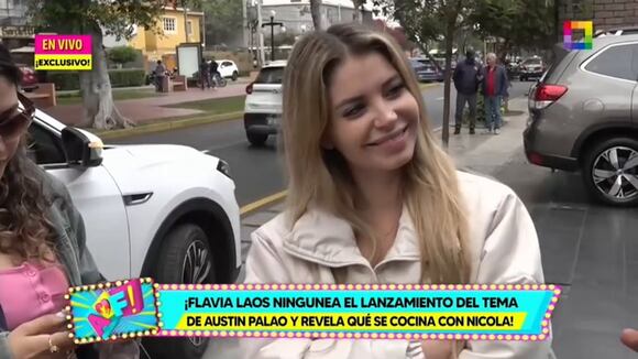 TROME - Flavia Laos le mande misil a Austin Palao y aclara su verdadera relación con Nicola