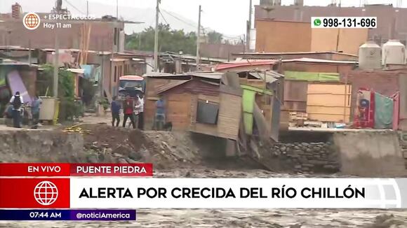 Puente Piedra: Alerta por crecida del río Chillón