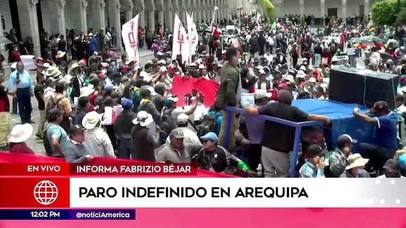 Protestas en Perú: Situación en Arequipa