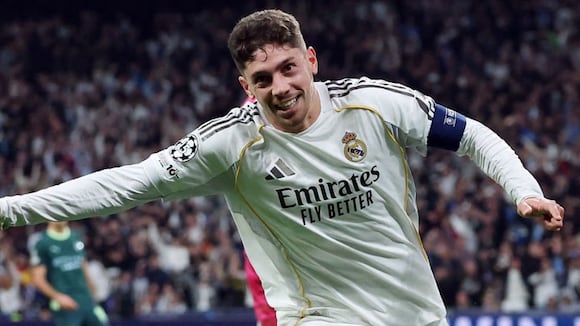 Gol de Federico Valverde para el 2-0 del Real Madrid vs. Manchester City. (Video: ESPN / Foto: Getty Images)