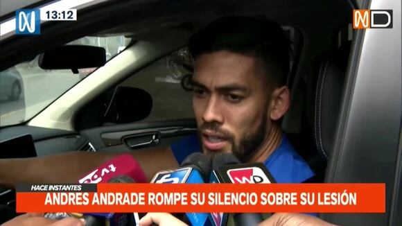 Andrés Andrade revela cuál es la situación de su rodilla (Video: Canal N)