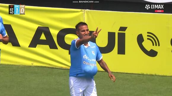 Martín Távara marcó el 1-0 de Sporting Cristal sobre Cusco FC. (Video: L1 MAX)