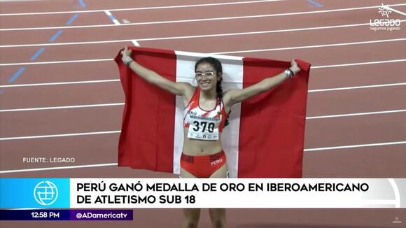 Perú gana medalla de oro en atletismo