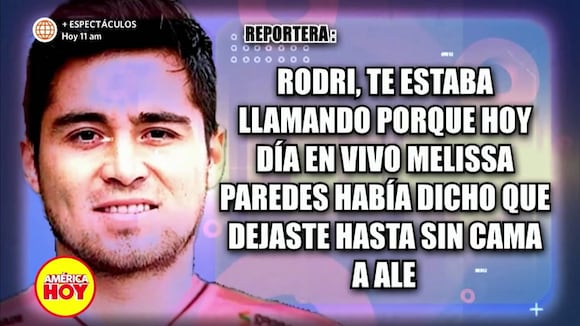 'Gato' Cuba le responde a Melissa Paredes