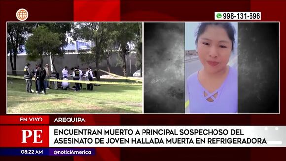 Encuentran muerto a principal sospechoso del asesinato de mujer hallada muerta en refrigeradora