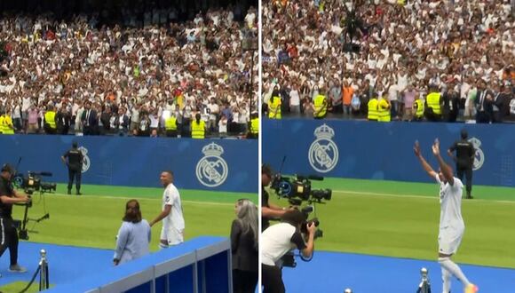 Presentación de Kylian Mbappé en Real Madrid: Así recibieron los hinchas al astro francés en el Bernabéu