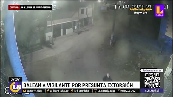 SJL: vigilante de 72 años al borde la muerte tras ser baleado