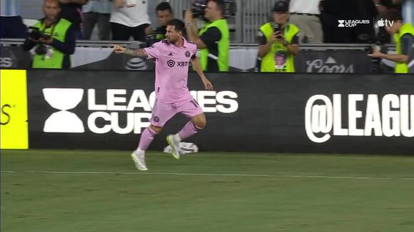 Lionel Messi anotó el 1-0 de Inter Miami vs. Orlando City. (Video: MLS Pass)
