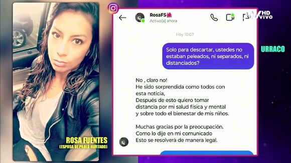 TROME - Esposa de Paolo Hurtado responde a ‘chacales’ de Magaly sobre ampay