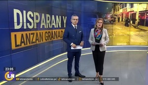 ¡TERROR EN SMP! Impactantes imágenes muestran cómo delincuentes disparan en el rostro a policía y le lanzan una granada | VIDEO