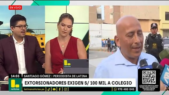 El aterrador mensaje de un extorsionador a colegio: "Si no haces caso, ve comprando un cajón"