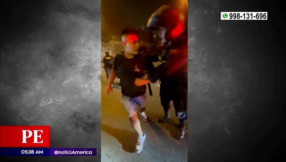 SJL: Intervienen a policía cuando conducía en estado de ebriedad una motocicleta sin placa de rodaje