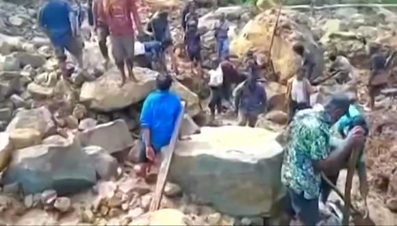 Nueva Guinea: avalancha de tierra que sepultó aldea deja más de 670 de muertos