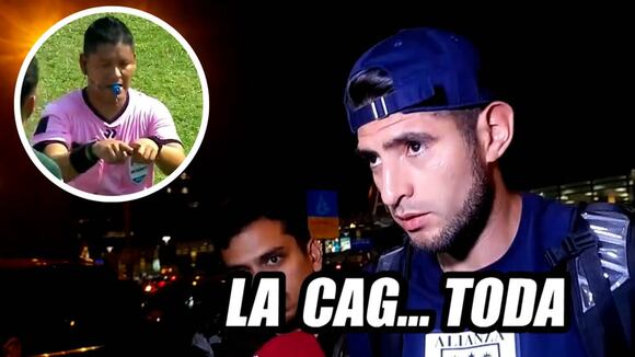 Plantel de Alianza Lima disgustado con árbitro Joel Alarcón