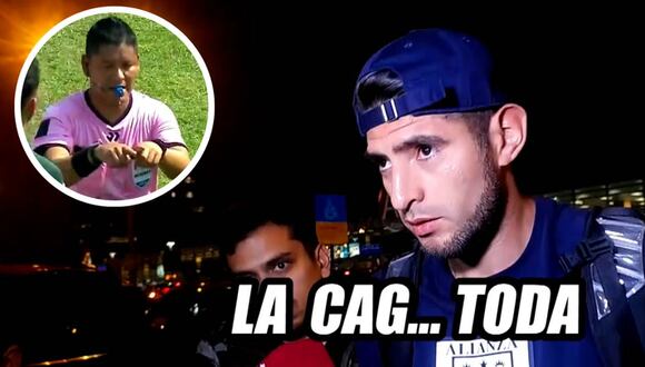 Plantel de Alianza Lima disgustado con árbitro Joel Alarcón
