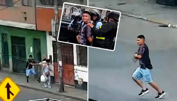 San Martín de Porres: captura de asaltante al paso