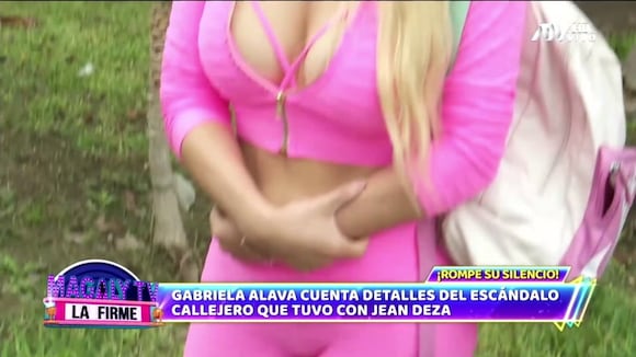 Trome | Jean Deza le habría pedido volver a Gabriela Alava