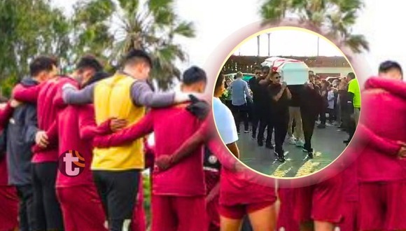 Plantel de Universitario dio el último adiós a utilero César Vega. (Vídeo: Jhean Vasquez).