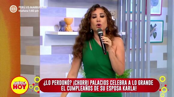 América Hoy: Cumpleaños de la esposa del Chorri