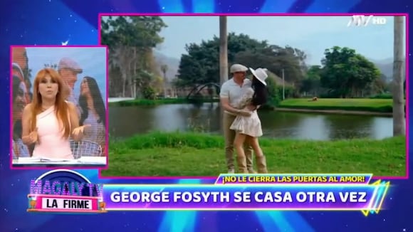TROME - George Forsyth se casa por segunda vez: Magaly Medina revela invitaciones de la boda