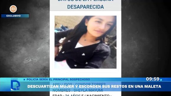 Descuartizan mujer y esconden sus restos en una maleta