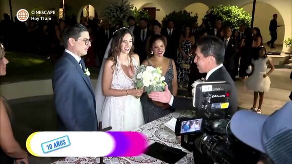 Verónica y primeras palabras como casada