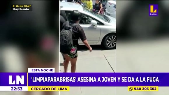Chofer asesinado por limpia parabrisas