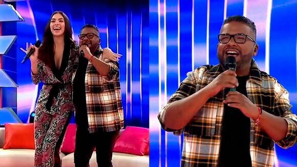 Así fue el reencuentro entre 'Choca' Mandros y Natalie Vértiz en 'Estás en Todas'