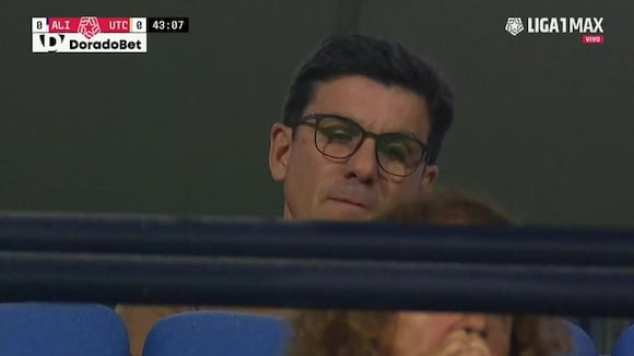 Mauricio Larriera tomó estos apuntes durante el duelo antee UTC en Matute (Video: @Dsports)