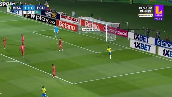 TROME | Rodrygo gol Brasil - Ecuador en las Eliminatorias (Latina)