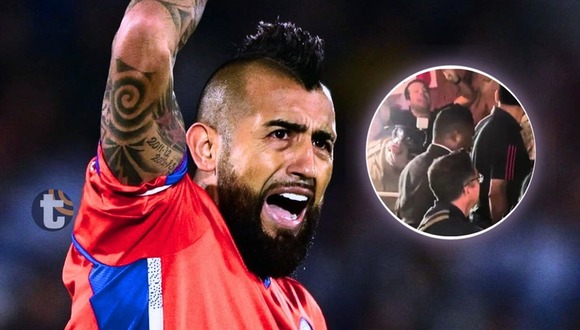 Arturo Vidal amenaza a hincha peruano que lo insultó en hotel de Chile. (Video: ATV)