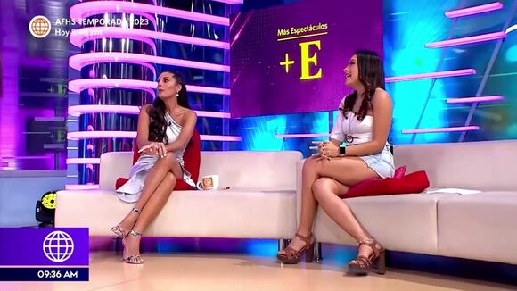 Rebeca Escribens habla de los zapatos de Richard Acuña