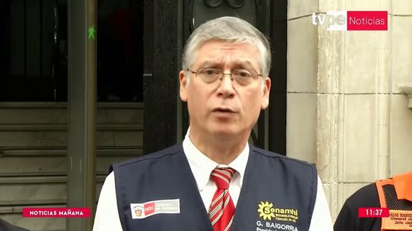 Jefe del Senamhi sobre el Niño Costero