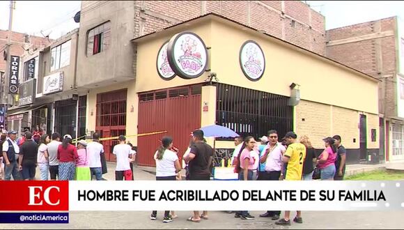 San Juan de Lurigancho: Sicario asesina padre de familia en restaurante (América)
