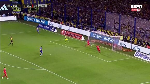 Cavani anota golazo para 2-0 del Boca Juniors vs Belgrano. VIDEO: ESPN Premium