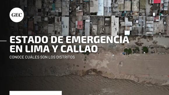 Estado de emergencia en Lima y Callao por lluvias: ¿Cuáles son los distritos y hasta cuándo rige la medida?