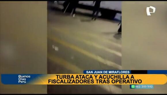 TROME | Turba atacó a fiscalizadores en San Juan de Miraflores
