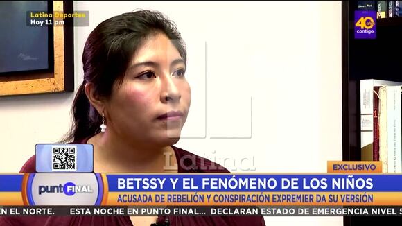 Betssy Chávez respecto a un apoyo a la candidatura de Aníbal Torres