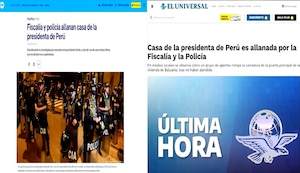 Así informaron en otros países sobre el allanamiento a la casa de Dina Boluarte | VIDEO